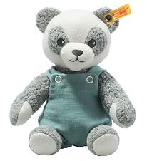 Steiff Kuscheltier - Paco Panda - 28 cm - Grey/White/Petrol