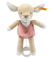 Steiff Muziek Knuffel - 23 cm - Raja Deer - Beige/Roze