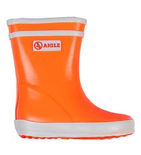 Aigle Rubber Boots - Baby Flac - Orange
