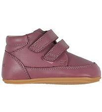 Bundgaard Lra G Skor - Prewalker ll Velcro - Dark Rose