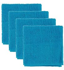 Pippi Baby Wash Cloth - 4-Pack - Turquoise