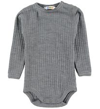 Joha Bodysuit - Wool - L/S - Grey
