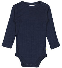 Joha Bodysuit - Wool/Silk - L/S - Navy