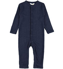 Joha Jumpsuit - Wool/Silk - Navy