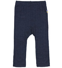 Joha Leggings - Wool/Silk - Navy