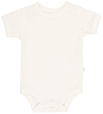 Joha s/s Bodysuit - Wool/Cotton - Cream
