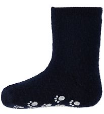 Joha Socks - Wool - Navy w. The Non-Slip