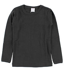 Smallstuff Pullover - Schwarz m. Lochmuster