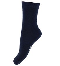 Fuzzies Socks - Wool/Cotton - Navy