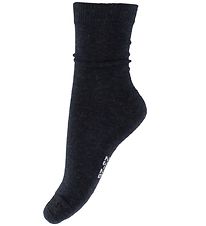 Fuzzies Socks - Wool/Cotton - Charcoal