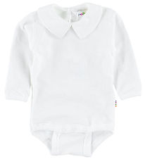 Joha Bodysuit - L/S - White w. Collar