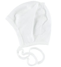 Joha Baby Hat w. Lace - White