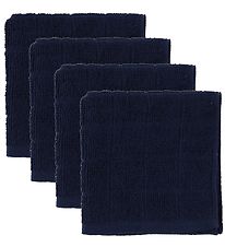 Pippi Baby Washcloth - 4-Pack - Dark Navy