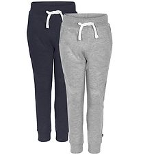 Minymo Sweatpants - 2-Pack - Navy/Grey