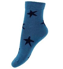 Smallstuff Socken - Petroleum m. Sternen