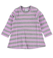 Smallstuff Dress - Lavender/Grey Striped
