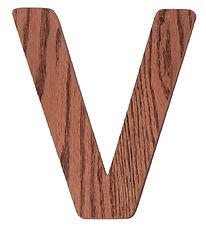 Sebra Wooden Letter - V