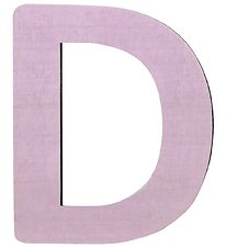 Sebra Wooden Letter - D - Pastel Girl