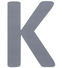 Sebra Wooden Letter - K - Grey
