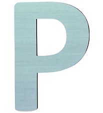 Sebra Wooden Letter - P - Pastel Boy