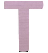 Sebra Wooden Letter - T - Pastel Girl