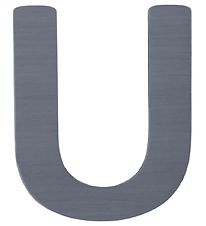 Sebra Wooden Letter - U - Grey