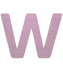 Sebra Wooden Letter - W - Pastel Girl