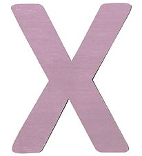 Sebra Wooden Letter - X - Pastel Girl