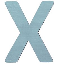 Sebra Wooden Letter - X - Pastel Boy