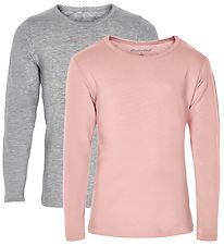 Minymo Blouse - 2-Pack - Pink/Grey