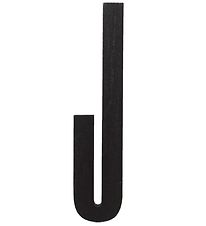 Design Letters Wooden Letter - J - Black