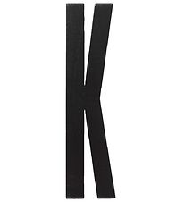 Design Letters Wooden Letter - K - Black