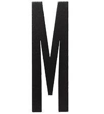 Design Letters Wooden Letter - M - Black