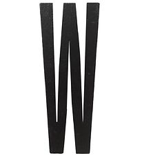 Design Letters Wooden Letter - W - Black
