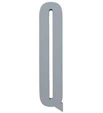 Design Letters Wooden Letter - Q - Grey