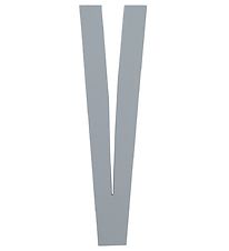 Design Letters Wooden Letter - V - Grey