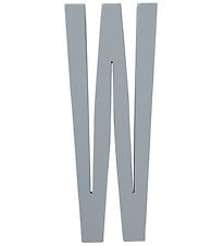 Design Letters Wooden Letter - W - Grey