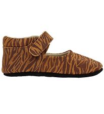 Fuzzies Ballerina Slippers - Tasha - Tiger Print