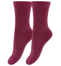 Fuzzies Socks - 2-Pack - Bordeaux