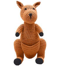 NatureZoo Soft Toy - 18 cm - Mrs. Kangaroo - Brown