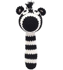 NatureZoo Rattle - Sir Zebra - Black/White