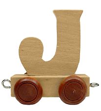 Bino Toys Alphabet Train - Wood - 5 cm - J