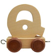 Bino Toys Namntåg - Trä - 5 cm - Q