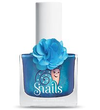 Snails Fleur Nail Polish - Lily - Blue w. Glitter