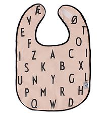 Design Letters Bib - Light Rose/Letters