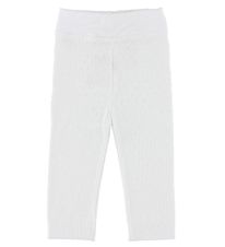 Noa Noa miniature Leggings - White w. Pointelle
