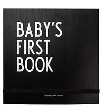 Design Letters Baby's First Book - Black - English