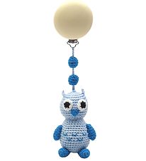 NatureZoo Pram Clip Toy - Sir Owl - Light blue