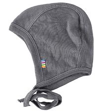 Joha Baby Hat - Wool/Silk - Dark Grey