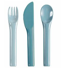 Sebra Cutlery - 3 pcs - Blue